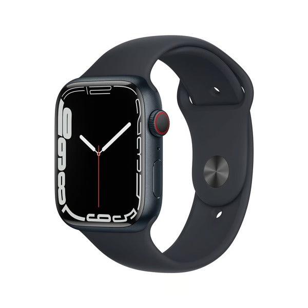 Apple Watch Series 7 GPS + Cellular 41mm Midnight Aluminum Case with Sport Band | Regular Apple Watch Series 7 GPS + Cellular 41mm Midnight Aluminum Case with Sport Band | Regular